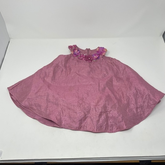 Pippa & Julie Baby Dress with Matching Panties – Mauve, Size 9 Months - Picture 2 of 12